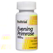 2 - HealthAid Evening Primrose Oil With Vitamin E (1000 mg),  60 capsules 
