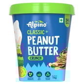 1 - Alpino Classic Peanut Butter,  1 kg  Crunch 