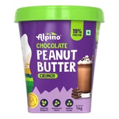 2 - Alpino Peanut Butter (Pack of 2), 1 kg Chocolate Crunch