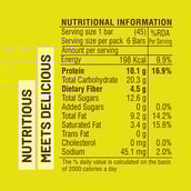 4 - RiteBite Max Protein Daily Bar (10g Protein), 6 bar(s) Date & Almond