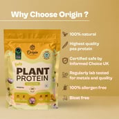4 - Origin Nutrition Plant Protein,  1.75 lb  Creamy Vanilla 
