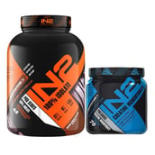 1 - IN2 100% Isolate 3.3 lb with Creatine Monohydrate 0.46 lb Combo, 2 Piece(s)/Pack Rich Chocolate & Unflavoured