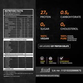 2 - AS-IT-IS Nutrition Soy Protein Isolate,  1.1 lb  Unflavoured 