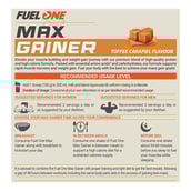 5 - Fuel One Max Gainer,  6.6 lb  Caramel Toffee 