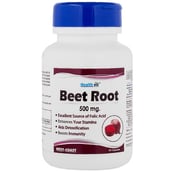 Healthvit Beet Root 500 mg,  60 capsules 
