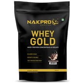1 - Nakpro Whey Gold Protein Concentrate, 4.4 lb Cookies & Cream