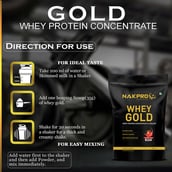 9 - Nakpro Whey Gold Protein Concentrate, 2.2 lb Strawberry