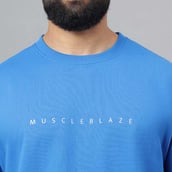 1 - MuscleBlaze Z-Verse T-Shirt,  Royal Blue  Medium