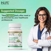 6 - INLIFE Plant Based Vitamin D3,  30 capsules  (5000 IU) Unflavoured 