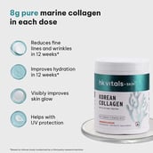 5 - HealthKart HK Vitals Skin Radiance Collagen, 250 g Korean Collagen (Orange 8g) with Sipper
