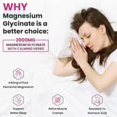 6 - Naturyz Triple Strength Magnesium Glycinate with Calming Herbs,  Unflavoured  90 tablet(s) 