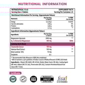 8 - Naturyz Triple Strength Magnesium Glycinate with Calming Herbs, Unflavoured 50 tablet(s)