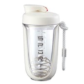 1 - GHC Nutrigize Shaker Bottle Trendy,  White  500 ml 