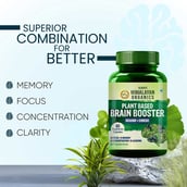 9 - Himalayan Organics Plant Based Brain Booster,  60 veggie capsule(s) 