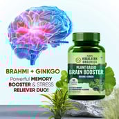 8 - Himalayan Organics Plant Based Brain Booster,  60 veggie capsule(s) 