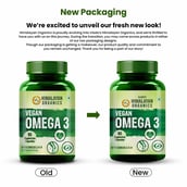 2 - Himalayan Organics Omega 3 6 9 Vegan Natural Nutrition Supplement,  90 veggie capsule(s) 
