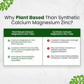 7 - Himalayan Organics Plant Based Calcium Magnesium Zinc D3 & K2,  120 capsules  Unflavoured 