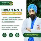 8 - Himalayan Organics Melatonin 10mg + Tagar 250mg,  120 tablet(s)  Unflavoured 