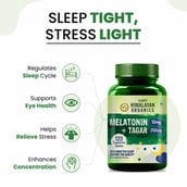 5 - Himalayan Organics Melatonin 10mg + Tagar 250mg,  120 tablet(s)  Unflavoured 