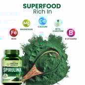 6 - Himalayan Organics Spirulina 2000mg,  60 veggie capsule(s) 