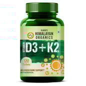 1 - Himalayan Organics Vitamin D3 K2 600iu,  120 tablet(s)  Unflavoured 