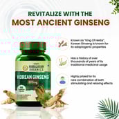 5 - Himalayan Organics Korean Ginseng 1000mg,  100 veggie capsule(s) 