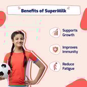 8 - Supermilk Overall Growth&nbsp;for Girl 13+ years,  400 g  Double Chocolate 