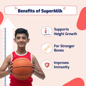 2 - Supermilk Gritzo Height+ for 13+ Yrs Boys, 1 kg Double Chocolate