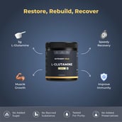 3 - Nutrabay Gold L-Glutamine,  0.39 lb  Lemon 