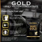 7 - Nakpro Whey Gold Protein Concentrate,  1.1 lb  Banana 