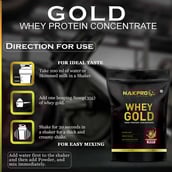 7 - Nakpro Whey Gold Protein Concentrate,  1.1 lb  Strawberry 