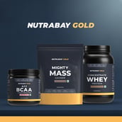 1 - Nutrabay Gold Mighty Mass Gainer,  2.2 lb  Chocolate Supreme 