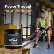 4 - Nutrabay Gold 2:1:1 BCAA + Electrolytes,  0.55 lb  31 Servings  Green Apple 