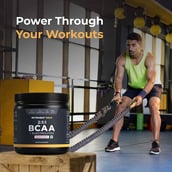 4 - Nutrabay Gold 2:1:1 BCAA + Electrolytes,  0.55 lb  31 Servings  Guava Punch 