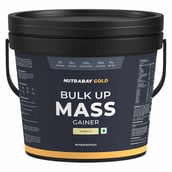 2 - Nutrabay Gold Bulk Up Mass Gainer, 11 lb Vanilla