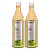 1 - Jiva Ayurveda Amla Juice,  Unflavoured (Pack of 2)  1 L 