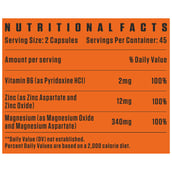 3 - Flex Wheeler Nutrition ZMA,  90 veggie capsule(s)  Unflavoured 