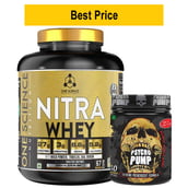 One Science Nitra Whey 5 lb Chocolate Rush & Psycho Pump Combo, 0.73 lb Fruit Punch