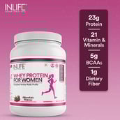 10 - INLIFE Whey Protein for Women, 1.1 lb Chocolate