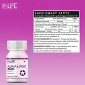 8 - INLIFE Alpha Lipoic Acid,  60 veggie capsule(s) 