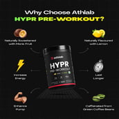 2 - Athlab Hypr Pre-Workout, 1.05 lb Lemon