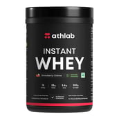 1 - Athlab Instant Whey, 1.1 lb Strawberry Creme