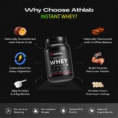 2 - Athlab Instant Whey,  2.2 lb  Cold Coffee 