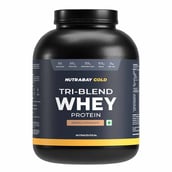 1 - Nutrabay Gold Tri-Blend Whey Protein,  4.4 lb  Double Chocolate 
