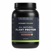 1 - Nutrabay Wellness All-Natural Plant Protein + Superfoods,  2.2 lb  Gourmet Chocolate 
