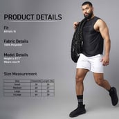 7 - MuscleBlaze Camo Dry-Fit Delt Tank,  Black  Large