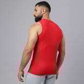 5 - MuscleBlaze Air Tech Compression MuscleTank, Red Medium