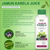 4 - Uma Ayurveda Jamun Karela Juice,  100% Pure  1 L 