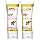 1 - Jiva Ayurveda Olive Cream,  100 g  Anti-Wrinkle (Pack of 2) 