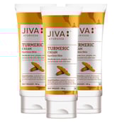 1 - Jiva Ayurveda Turmeric Cream,  100 g  Spotless Skin (Pack of 3) 